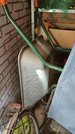 Kruiwagen metaal, lekke band, Tuin en Terras, Kruiwagens, Ophalen, Gebruikt