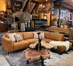 Hoekbank Aspen het anker in cognac direct leverbaar, Ophalen of Verzenden, Hoekbank