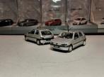 Peugeot 106 XT phase 1 1991-1996 zilver / groen 1/43 Vitesse, Ophalen of Verzenden, Zo goed als nieuw, Auto, Overige merken