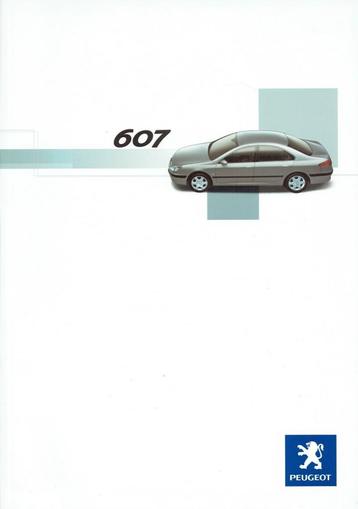 Folder Peugeot 607 (Belgische uitgave - 2003) beschikbaar voor biedingen