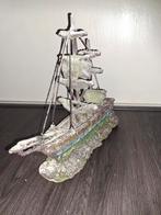 Aquarium ornament schip 30 cm, Ophalen, Gebruikt, Sierelement