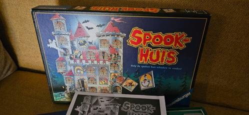 spel Spookhuis, Hobby en Vrije tijd, Gezelschapsspellen | Bordspellen, Zo goed als nieuw, Ophalen of Verzenden