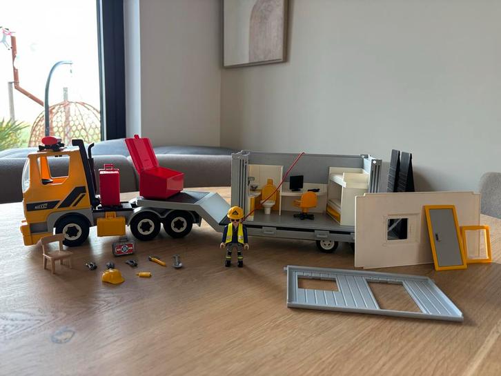 Playmobil Dieplader met Bouwkeet, Kinderen en Baby's, Speelgoed | Overig, Gebruikt, Jongen of Meisje, Ophalen