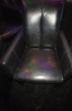 Leren Stoelen - Set van 4, Huis en Inrichting, Fauteuils, Gebruikt, Minder dan 75 cm, Leer, Ophalen of Verzenden