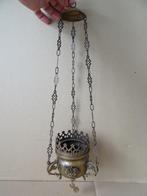 Antiek wierookvat antieke koperen wierooklamp kerk 45cm 1850, Ophalen of Verzenden