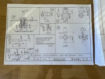 Bouw Tekeningen Smit Rotterdam schaal 1:50 beschikbaar voor biedingen
