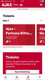 1 ticket / kaart voor Ajax - Fortuna - Vak 428