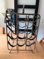 Metalen Wijnrek voor 12 Flessen, Huis en Inrichting, Woonaccessoires | Wijnrekken, Ophalen, 5 tot 15 flessen, Zo goed als nieuw