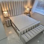 Luxe boxspring op maat / bedden op maat / boxspring / luxe, Ophalen of Verzenden, 180 cm, 200 cm, Nieuw