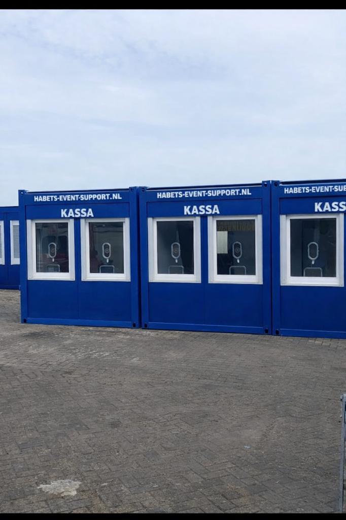 Luxe kassa unit huren 2,5x3m | Professioneel, Hobby en Vrije tijd, Feestartikelen | Verhuur, Zo goed als nieuw, Overige, Ophalen of Verzenden