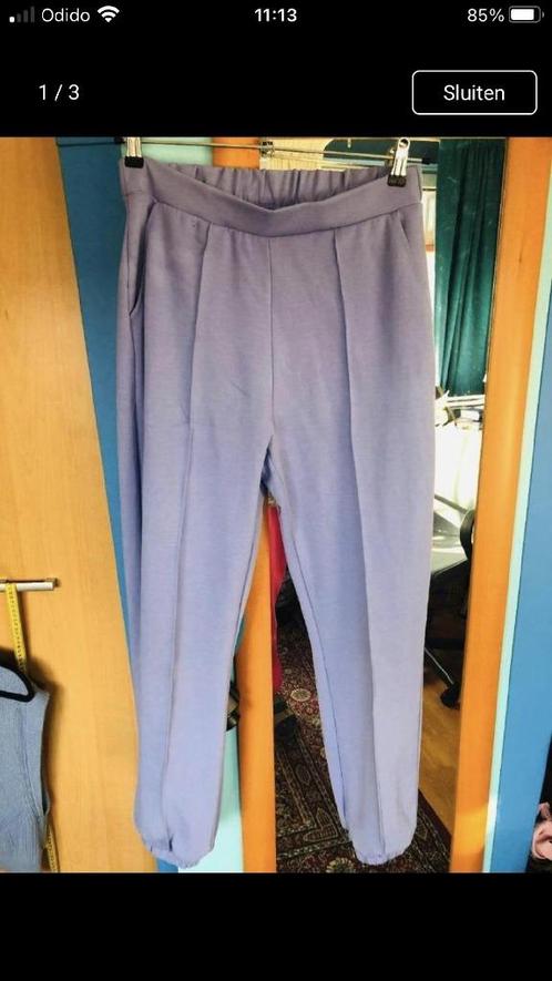 mooie lila joggingbroek JdeY 40/42 alleen aangepast, Kleding | Dames, Broeken en Pantalons, Nieuw, Maat 38/40 (M), Paars, Lang