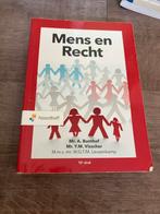 A. Bunthof - Mens en Recht, Sociale wetenschap, Ophalen of Verzenden, Zo goed als nieuw, A. Bunthof; Y.M. Visscher