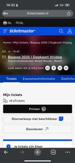 Bospop jongeren ticket, Eén persoon, Juli