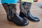 Laarsjes - leer - zwart/zilver - maat 36 - merk Gigashoes, Meisje, Ophalen of Verzenden, Laarzen, Nieuw