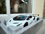 1:18 Lamborghini Veneno wit Autoart 74507, Hobby en Vrije tijd, Modelauto's | 1:18, Auto, Autoart, Nieuw, Ophalen of Verzenden