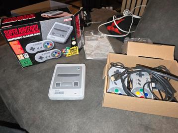 Super Nintendo Classic Mini - Compleet! beschikbaar voor biedingen