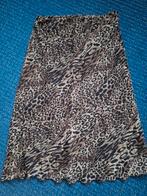 Zgan tijgerprint rok. Zwart, bruin, Kleding | Dames, Rokken, Maat 38/40 (M), Zwart, Ophalen of Verzenden, Zo goed als nieuw