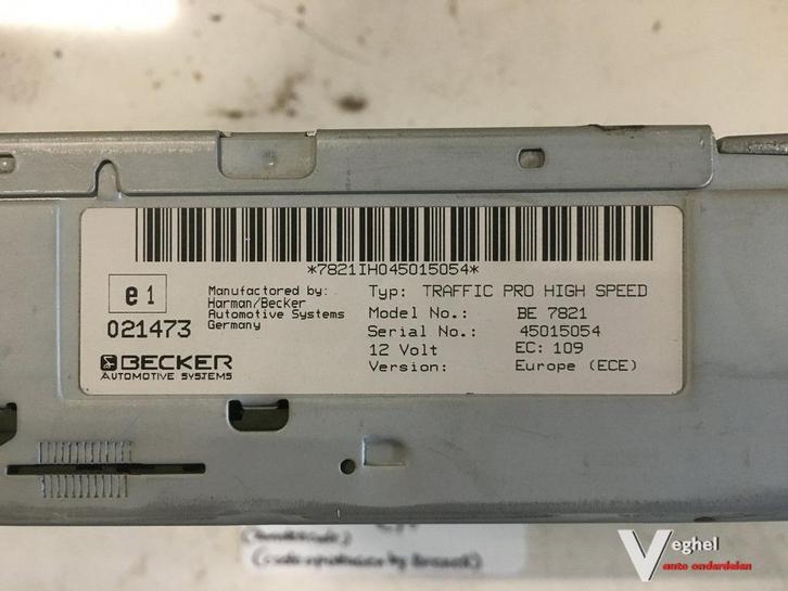 Mercedes Vito 109cdi 2005 Becker Traffic pro high speed, Auto diversen, Autonavigatie, Gebruikt, Ophalen of Verzenden