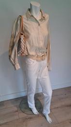 Escada creme jeans mt 42, Verzenden, Wit, Maat 42/44 (L), Escada