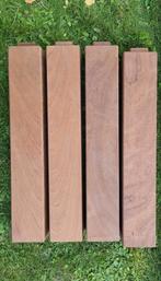 Hardhouten Palen - 4 stuks, Doe-het-zelf en Verbouw, Hout en Planken, Ophalen, Nieuw, 50 mm of meer, Balk