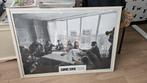 John Lennon & Yoko Ono bed-in Hilton Amsterdam poster, Met lijst, Deurposter of groter, Ophalen of Verzenden, Muziek