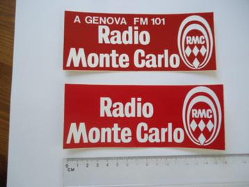 sticker oud RMC RADIO Monte Carlo retro itaie genua genova beschikbaar voor biedingen