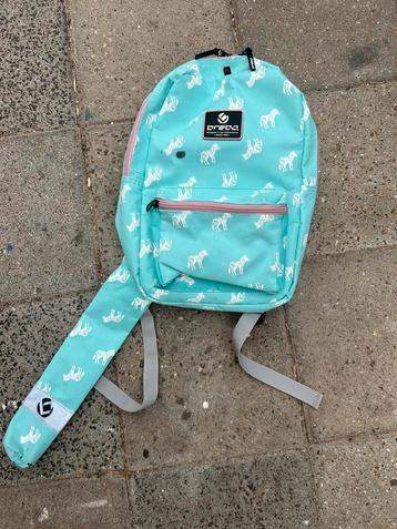 Brabo hockeytas in zebraprint (turqoise) beschikbaar voor biedingen