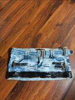 Micro mini skirt rokje maat xxs 32, Maat 34 (XS) of kleiner, Boven de knie, Verzenden, Blauw