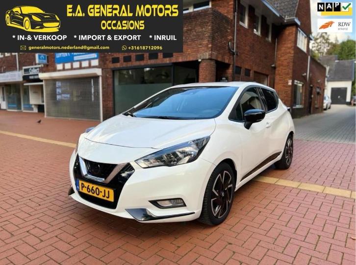 Nissan Micra 1.0 IG-T | N-Design | BTW, Auto's, Nissan, Bedrijf, Micra, ABS, Adaptive Cruise Control, Airbags, Airconditioning