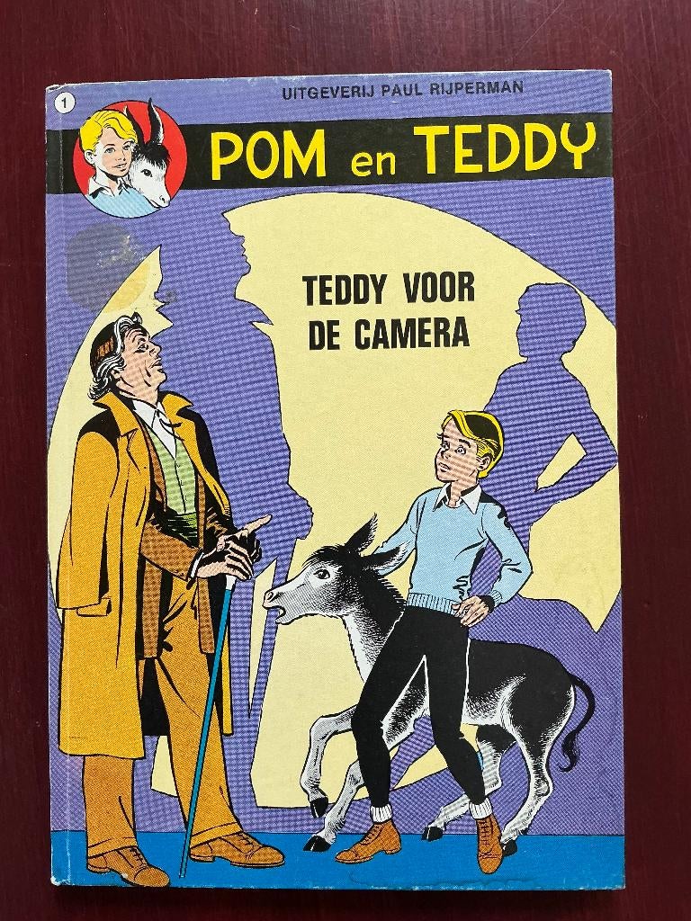 Pom en Teddy, Eén stripboek, Ophalen of Verzenden, Gelezen