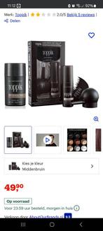 Toppik Starterset Medium Bruin - Haarverdikking, Ophalen of Verzenden, Nieuw, Haarverzorger of -hersteller