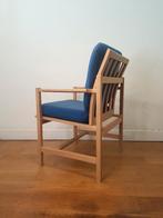 Vintage Borge Mogensen 3233 fauteuil, Ophalen, Gebruikt, 75 tot 100 cm, Stof