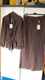 Stills Dames pak nieuw donkerbruin 44, Kleding | Dames, Ophalen of Verzenden, Zo goed als nieuw, Maat 42/44 (L), Bruin