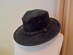 Leren country hoed, Kleding | Dames, Hoeden en Petten, Hoed, Zo goed als nieuw, 58 cm (L, 7¼ inch) of meer, Mongo
