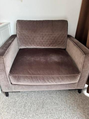 Loveseat donkerbruin