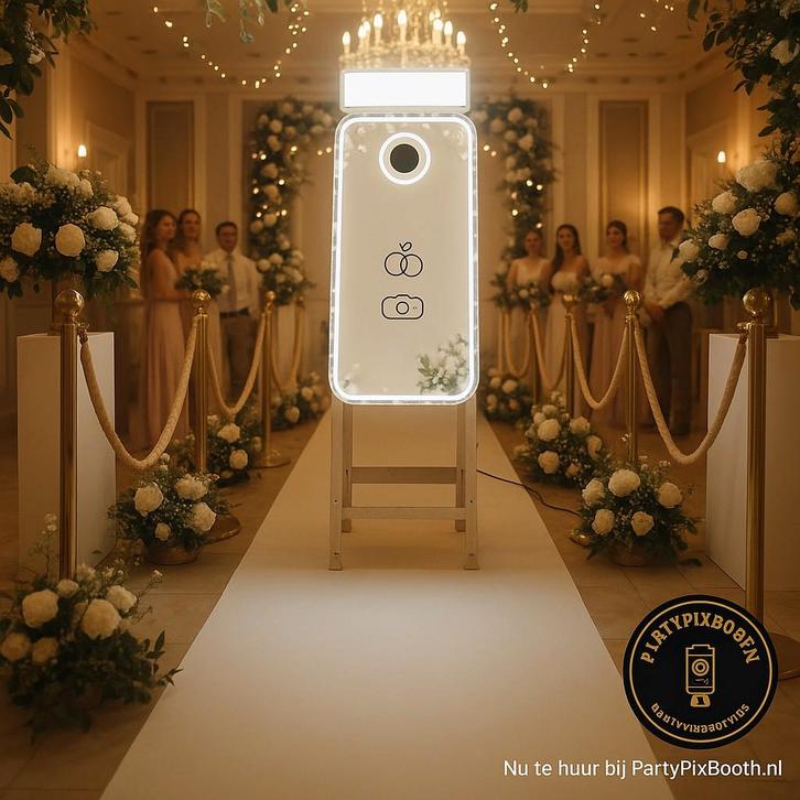 Magic mirror photo booth, Hobby en Vrije tijd, Feestartikelen | Verhuur, Ophalen of Verzenden