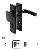 ARON Veiligheidsbeslag kortschild duw/kruk PC72 zwart, Ophalen of Verzenden, Nieuw