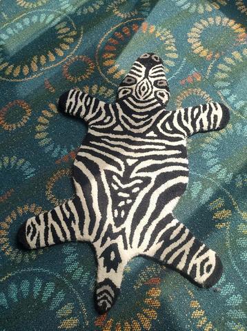 Vloermat zebra 92 x 63 beschikbaar voor biedingen