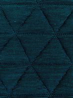 Kvadrat Febrik Triangle 772; petrol; ca. 13 meter meubelstof, Wol, Blauw, 120 cm of meer, Ophalen of Verzenden