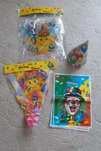 verjaardags pakketje met versieringen en slingers, Ophalen of Verzenden, Zo goed als nieuw, Versiering, Verjaardag