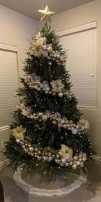Hele mooie volle kunstkerstboom intratuin, Ophalen, Gebruikt