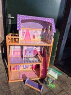 Kidkraft Poppenhuis - 114cm - Incl. Accessoires!, Ophalen, Zo goed als nieuw, Poppenhuis