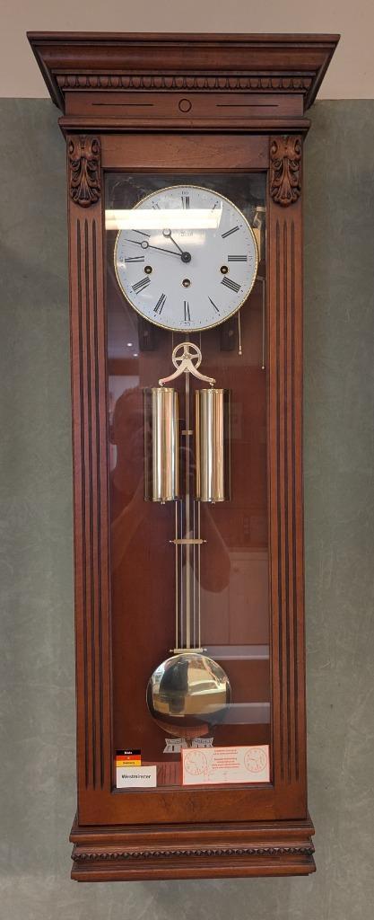 Hermle snaarregulateur 8-daags opwinduurwerk - nieuw, Antiek en Kunst, Antiek | Klokken, Ophalen of Verzenden