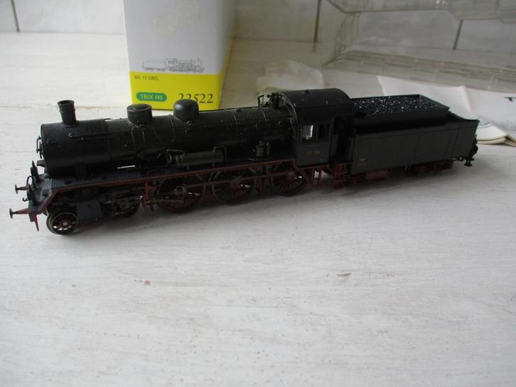 Trix Stoomlok 17 126 DRG no 22522, Hobby en Vrije tijd, Modeltreinen | H0, Zo goed als nieuw, Locomotief, Gelijkstroom, Trix, Ophalen