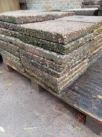 8 grindtegels met afmeting 40x40, 5 cm dik, Tuin en Terras, Tegels en Klinkers, Ophalen, Gebruikt, Beton, Terrastegels