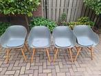 Kuipstoel 8x, Huis en Inrichting, Stoelen, Ophalen, Kunststof, Gebruikt, Grijs