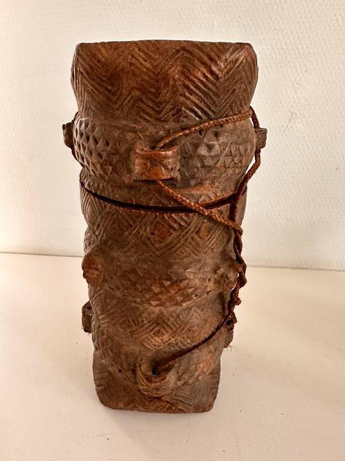 Kuba pot Afrikaanse kunst collectie Antropoloog Etnografica, Antiek en Kunst, Kunst | Niet-Westerse kunst, Ophalen of Verzenden