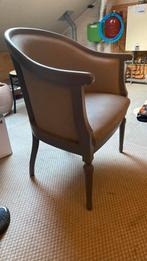 vintage stoel - barok stoel, Grijs, Zo goed als nieuw, Eén, Hout