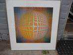 Victor Vasarely  Vega-Kontosh geometrische voorstelling, Antiek en Kunst, Kunst | Litho's en Zeefdrukken, Ophalen of Verzenden