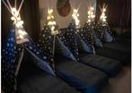 Slaapfeest tipi blauw/wit, Ophalen, Nieuw, Verjaardag